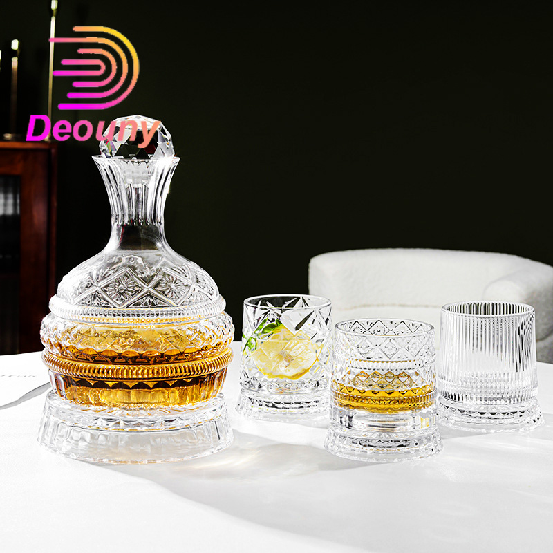 Wine Whiskey Beer - DEOUNY 유럽 스타 다이아몬드 회전 와인