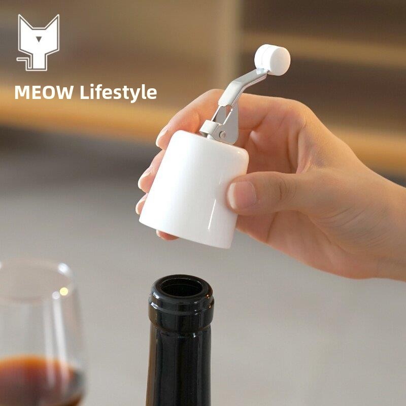 Wine To Beer To Liquor - 식품 등급 실리콘 와인 병마개 (레드