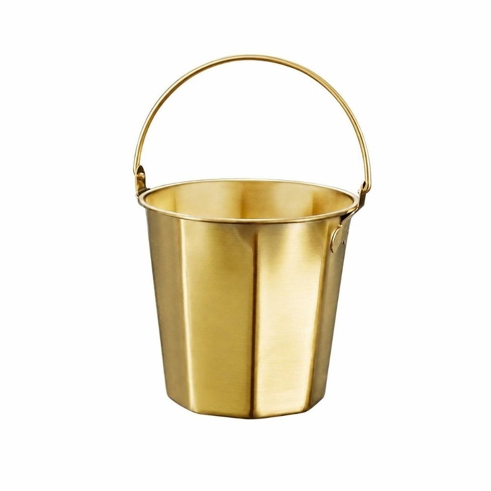 Ice Bucket Silver - 0.7L/1.1L/1.7L 용량 미니 아이스 버킷 실버/골드