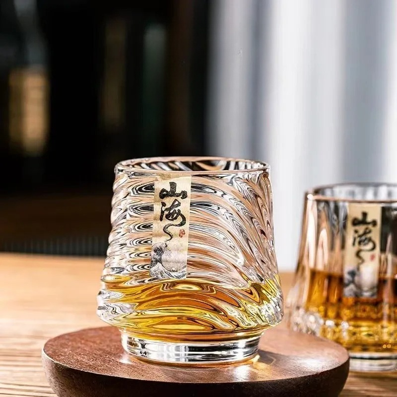 유리 위스키 컵 세트 상하이 컵 가정용 외국 와인잔 고 - Wine Whiskey Beer 리뷰 및 가격