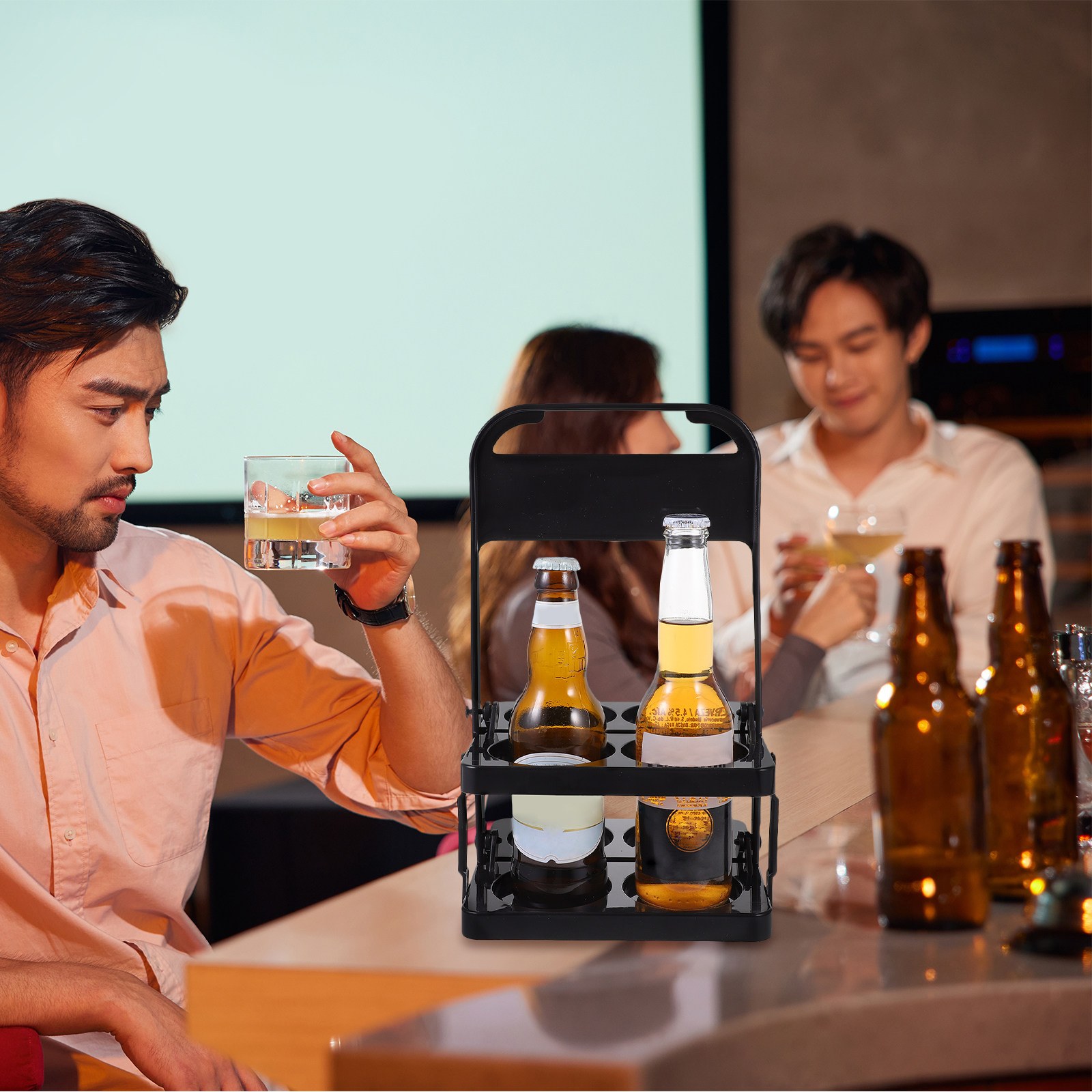 접이식 맥주 바구니, 내구성이 뛰어난 음료 홀더, 배달 - Wine Beer Delivery 리뷰 및 가격