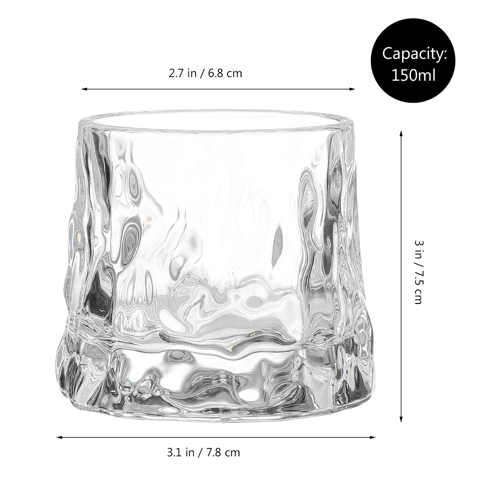 1개입 망치질 마감 와인잔 프리미엄 두꺼운 바닥 위스키 - Wine Whiskey Beer 리뷰 및 가격