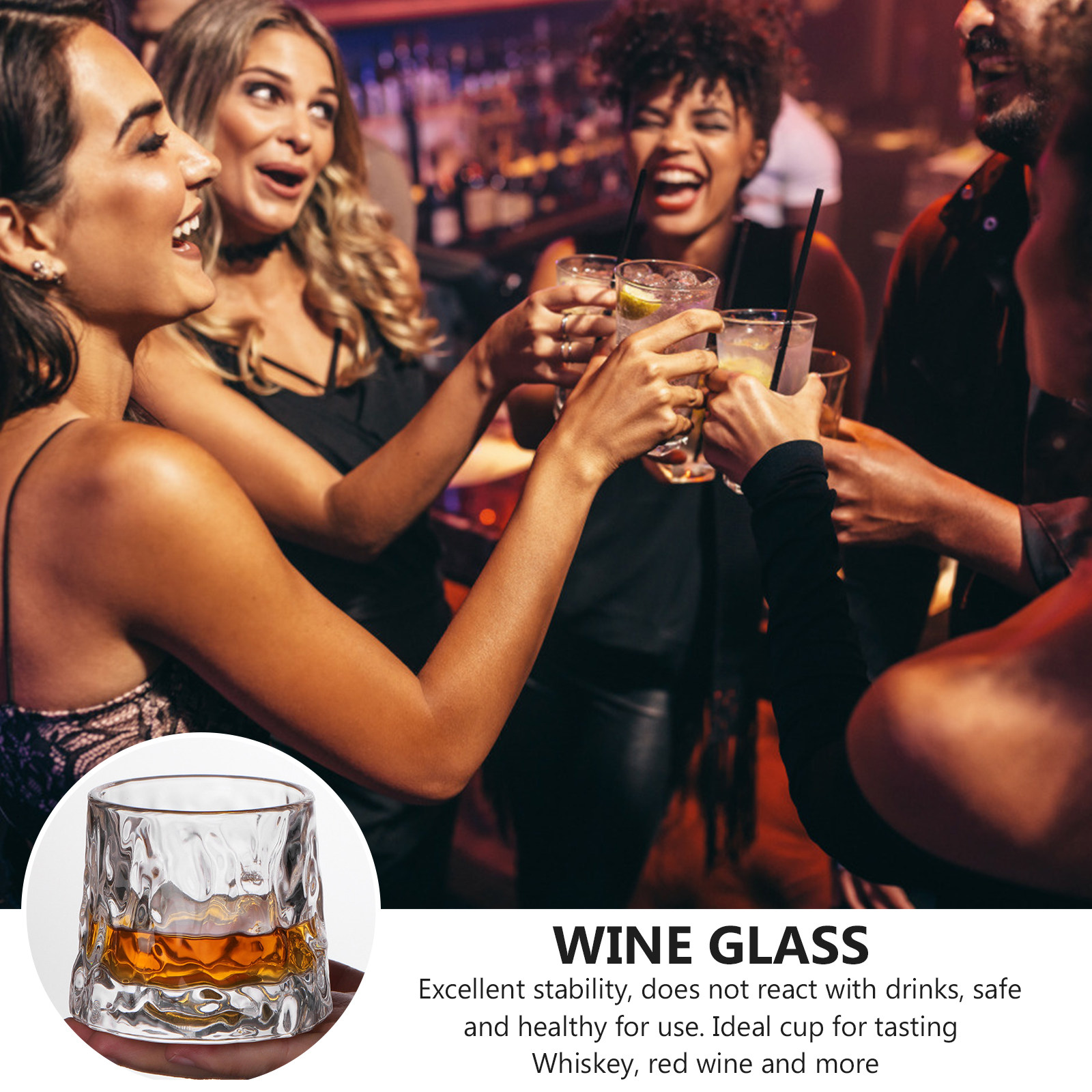 1개입 망치질 마감 와인잔 프리미엄 두꺼운 바닥 위스키 - Wine Whiskey Beer 리뷰 및 가격