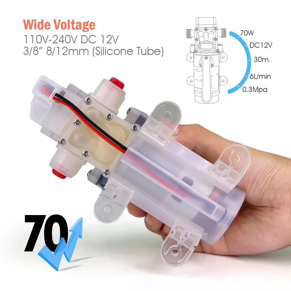 70W 12V DC5521 식품 등급 다이어프램 펌프  - Wine Beer Delivery 리뷰 및 가격