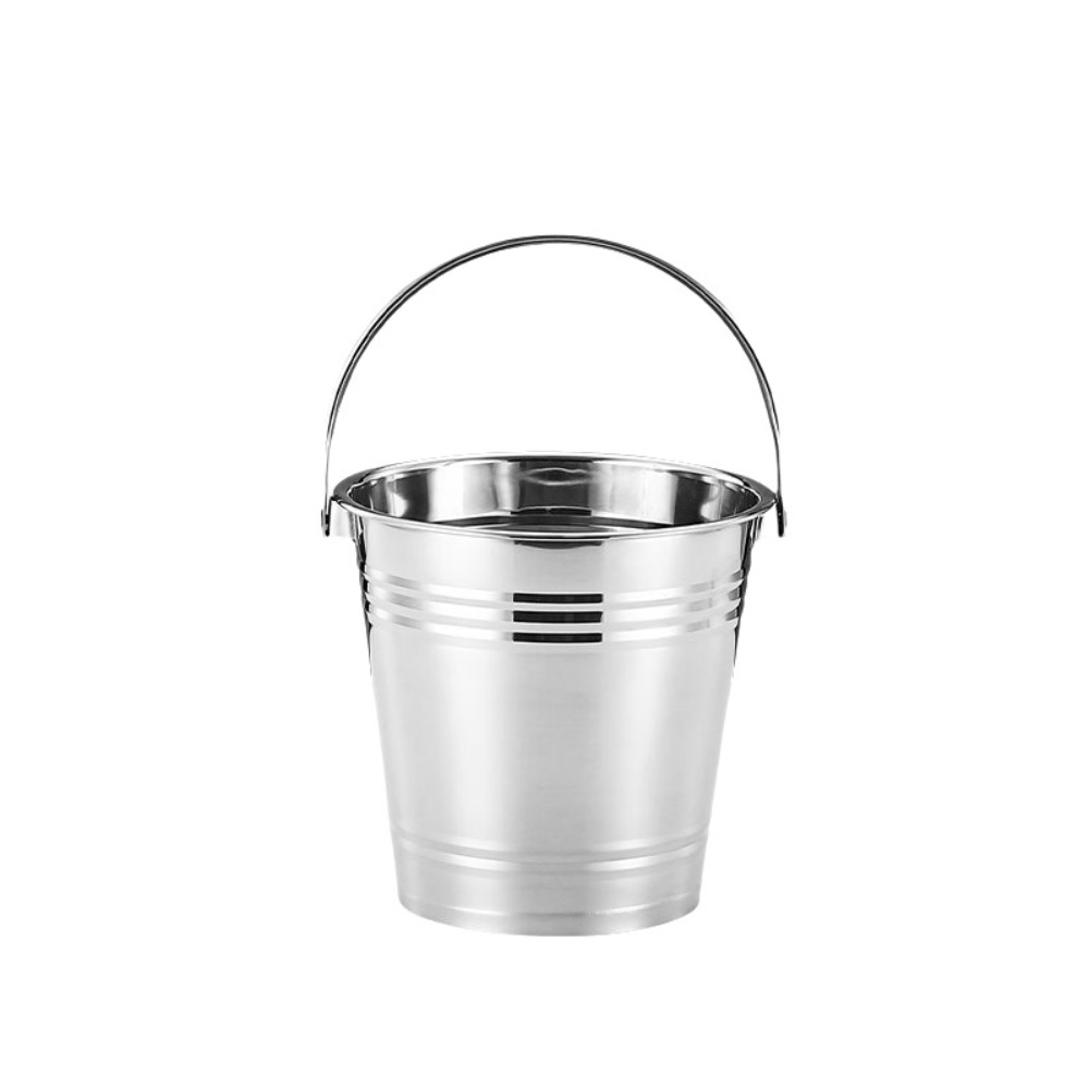 다기능 스테인레스 스틸 아이스 버킷 손잡이가 있는 두꺼 - Ice Bucket Silver 리뷰 및 가격